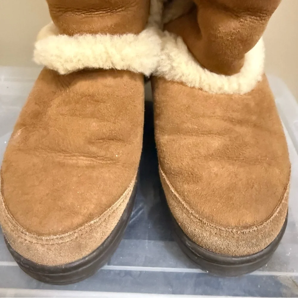 UGG Nightfall Winter Boots | Brown Suede | Women’s 6 | Vintage NZ | Excellent